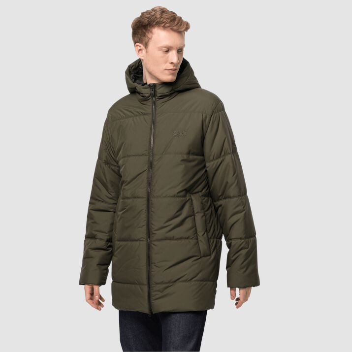 Jack Wolfskin Mens North York Windproof Jacket Green 076981EQP